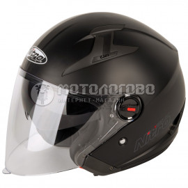 Шлем полулицевик Nitro x600 uno satin black..