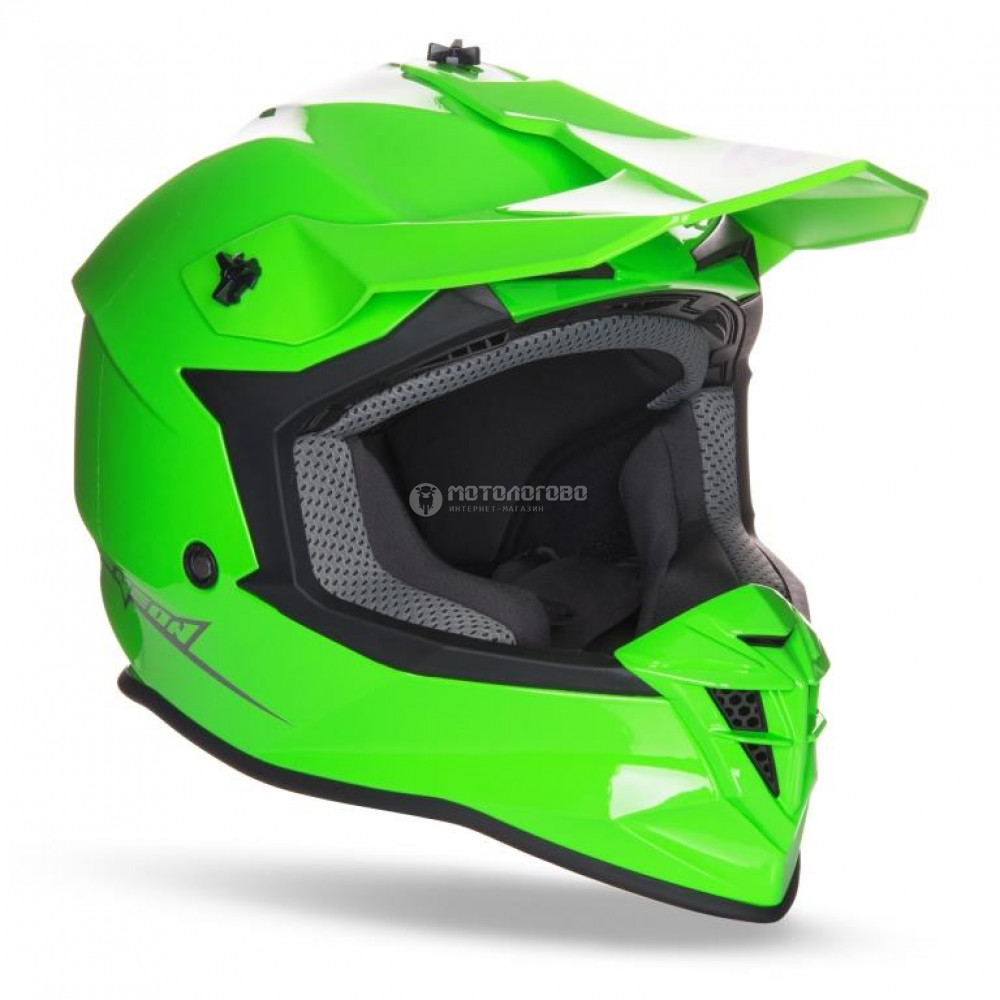 Шлем GEON 633 MX Fox Кросс Neon Green