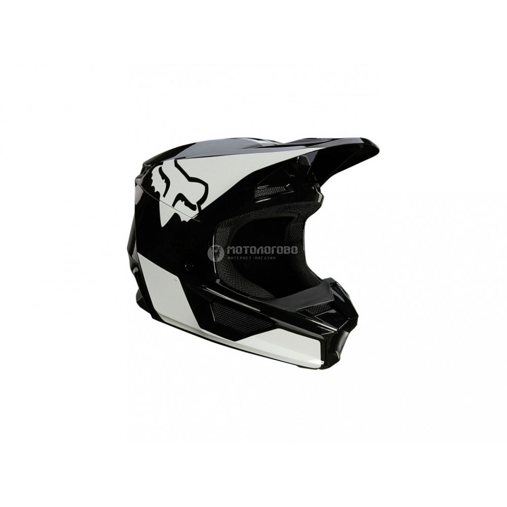 Шлем FOX V1 MIPS REVN HELMET [Black/White]