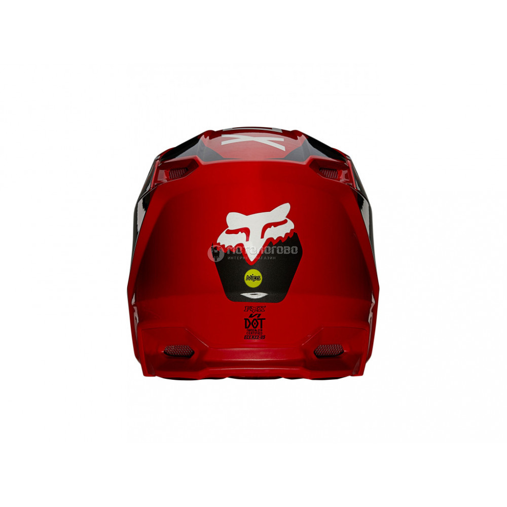 Шлем FOX V1 MIPS REVN HELMET [Flame Red]